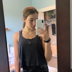 Gray tank top
